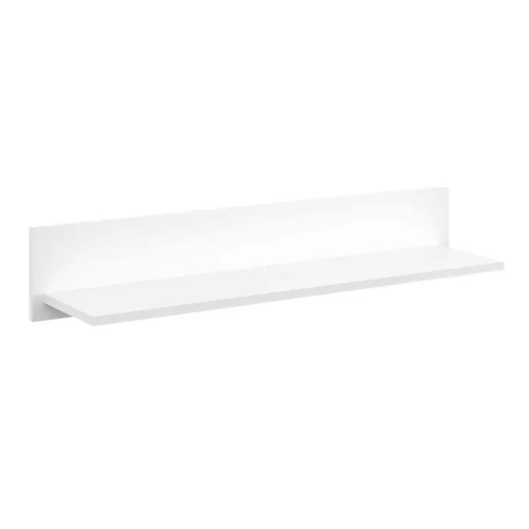 Prosta półka wisząca 100 cm, kolor biały
