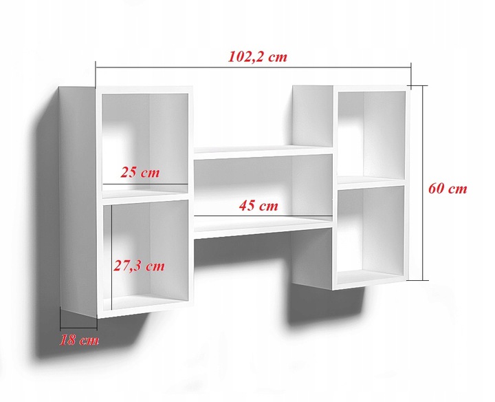 Półka na Ścianę Wisząca Ścienna - Nr 21 - obrazek 12
