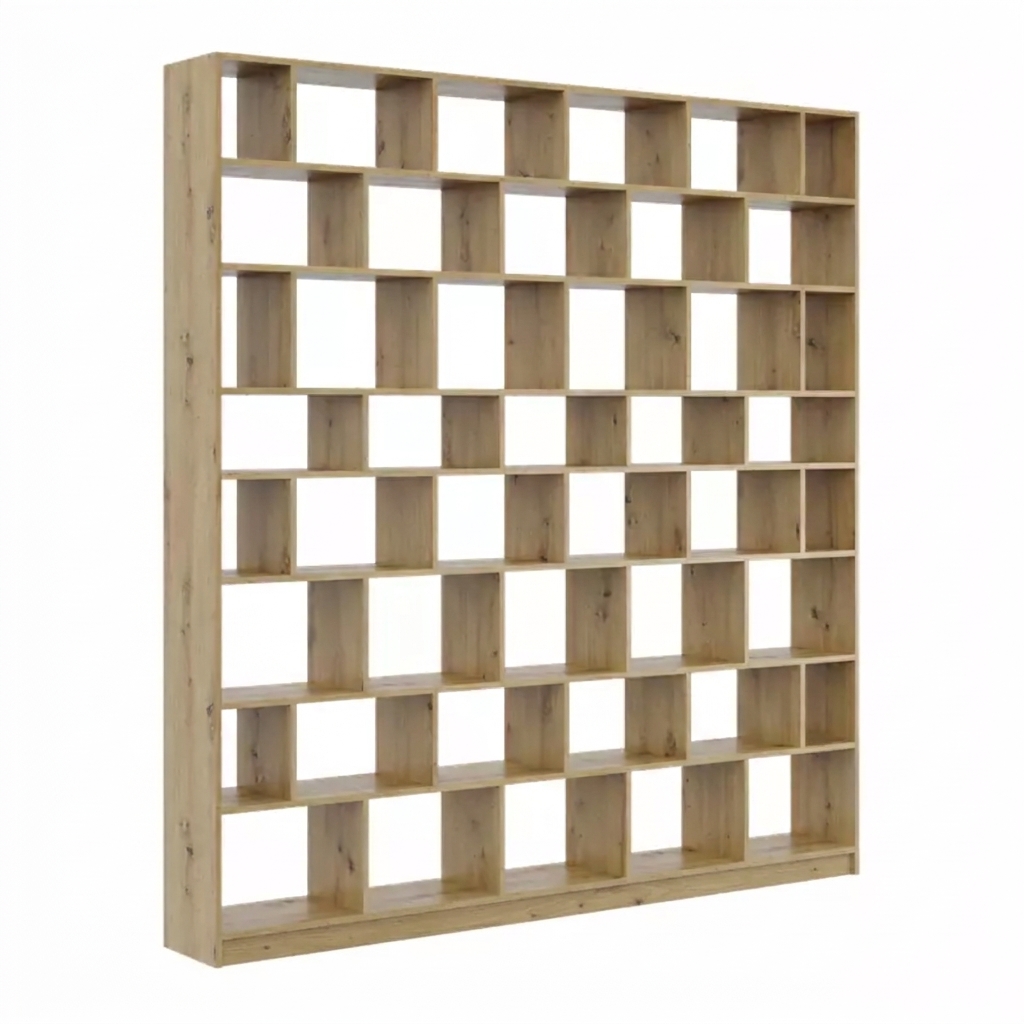 Regał Biblioteczka Witryna na Książki do Salonu, Pokoju Ścienna 233 x 220 cm - KSIĘGOSTREFA - obrazek 9