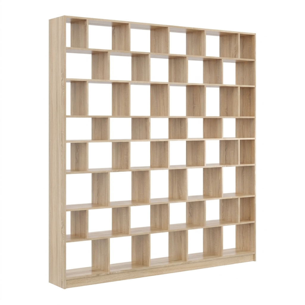 Regał Biblioteczka Witryna na Książki do Salonu, Pokoju Ścienna 233 x 220 cm - KSIĘGOSTREFA - obrazek 8