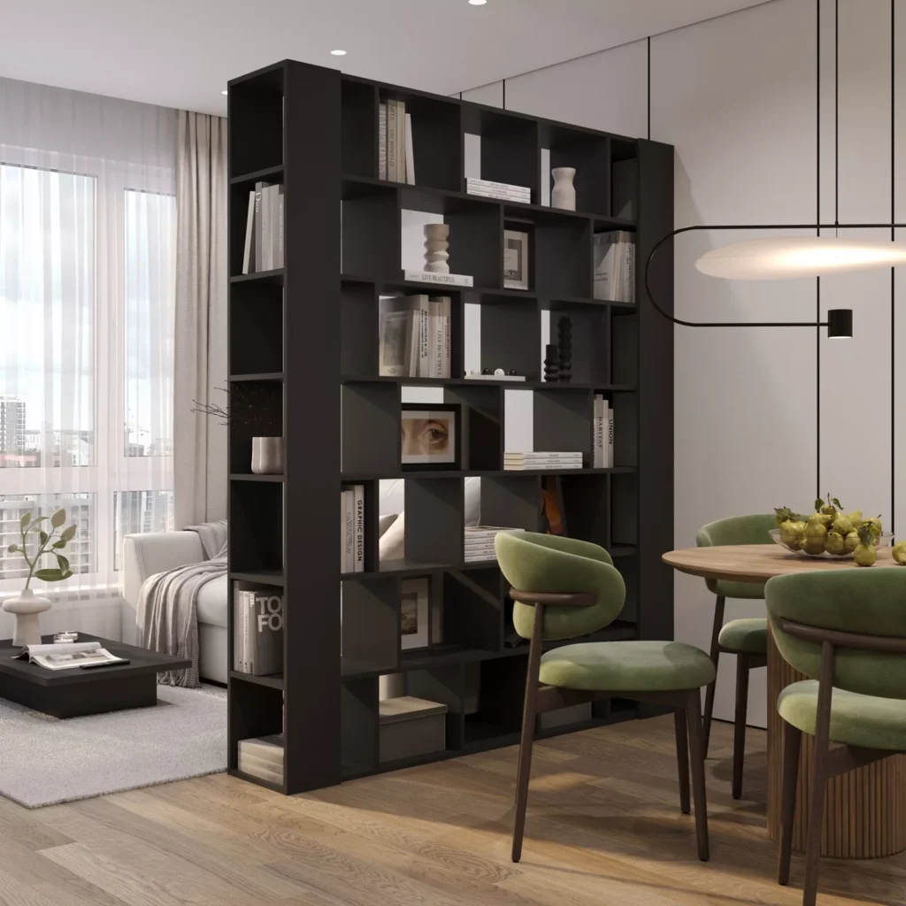 regał na książki biblioteczka nowoczesna meblościanka Ferro