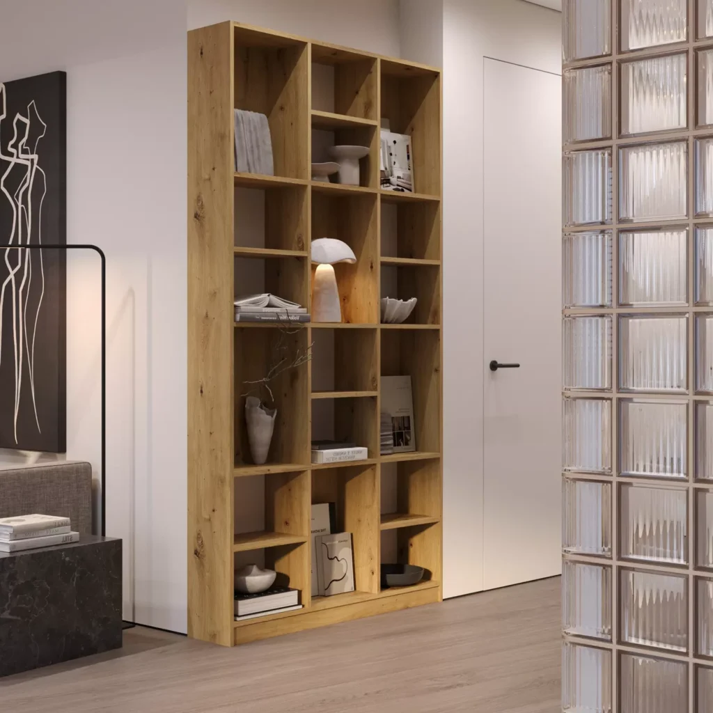 regał na książki biblioteczka nowoczesna meblościanka Modulo