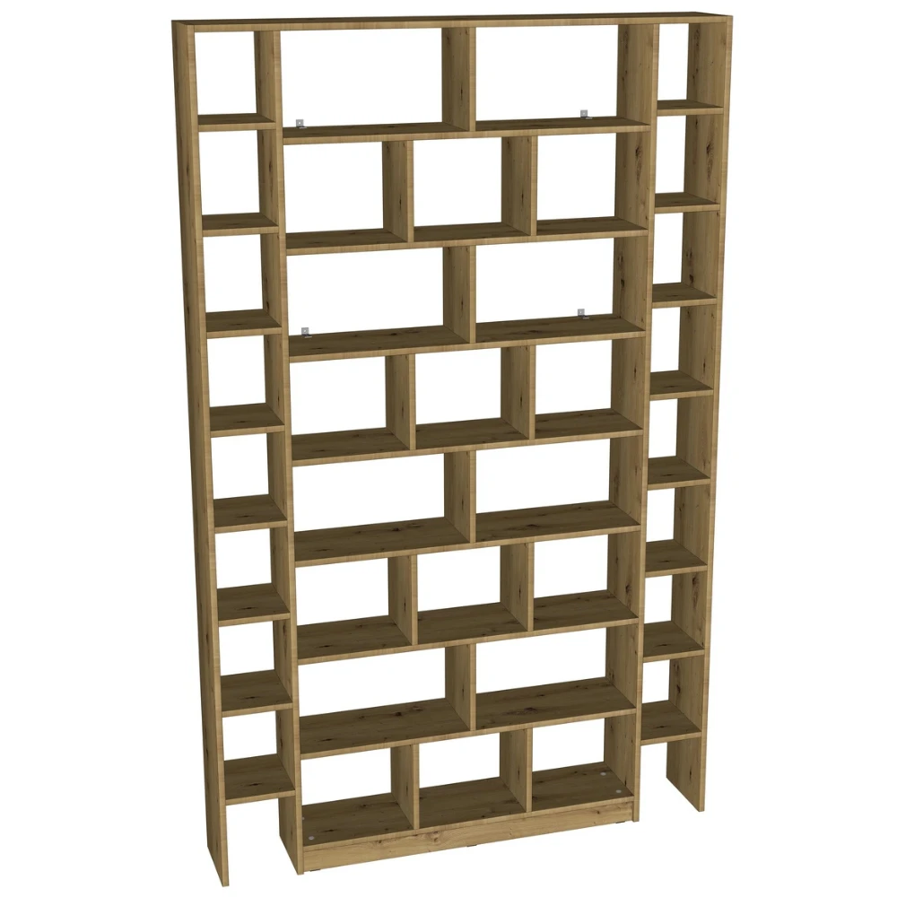 Regał na Książki do Salonu Stylowa Biblioteczka REKTOR 150x240,5 - obrazek 4