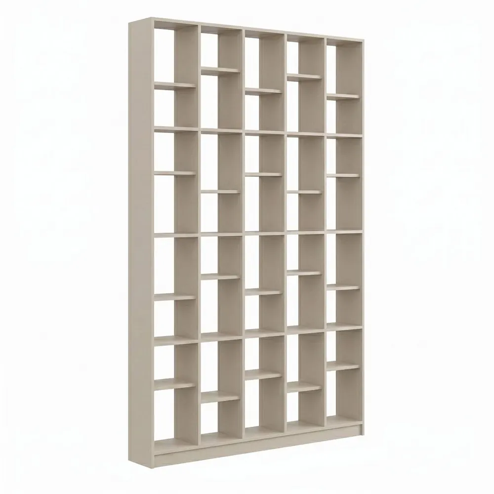 Wysoka Biblioteczka do Salonu Biura Regał 240,5 x 150 cm- TRATORIO - obrazek 15
