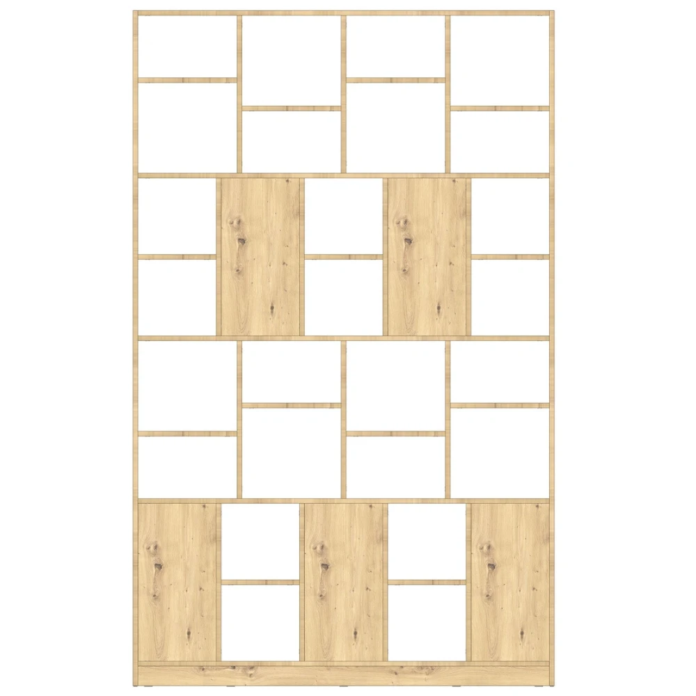 Nowoczesna Biblioteczka Regał Otwarty do Pokoju Salonu - VITORIO 150x240,5 - obrazek 2