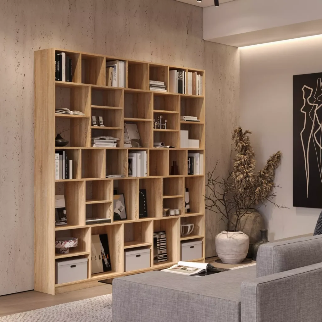 regał na książki biblioteczka nowoczesna meblościanka KORA