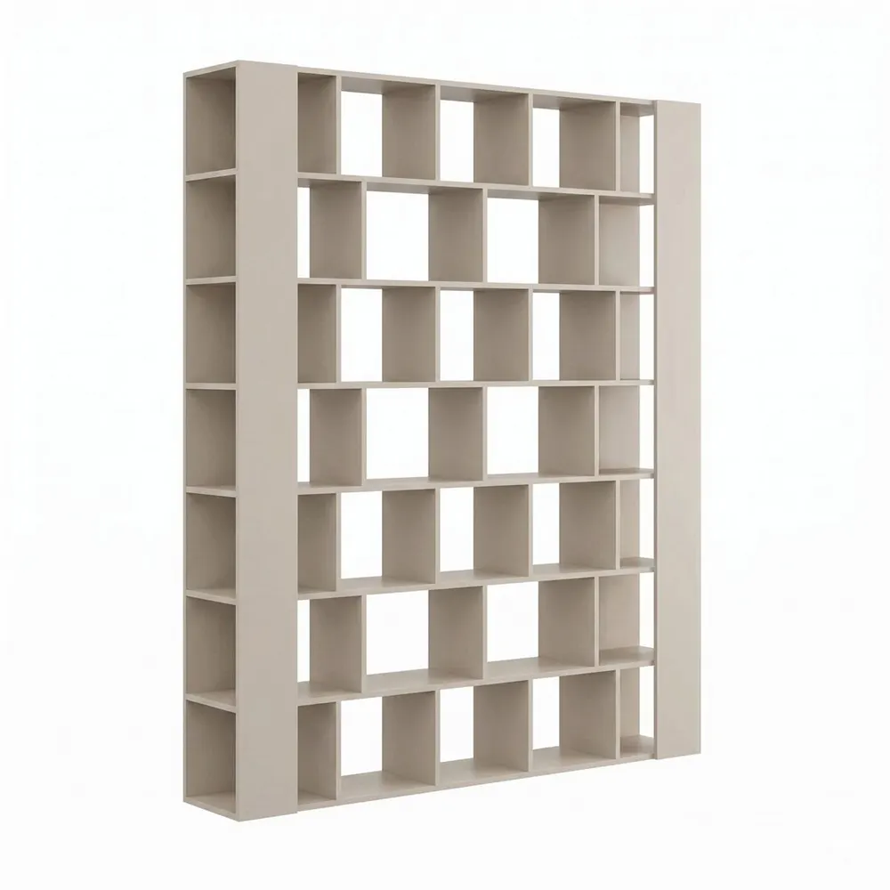 Regał Otwarty Dwustronny Przedzielający Pokój Nowoczesna Biblioteczka FERRO 180x220,7 cm - obrazek 16